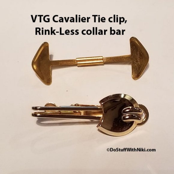 VTG Cavalier Tie clip, Rink-Less collar bar - Picture 1 of 8